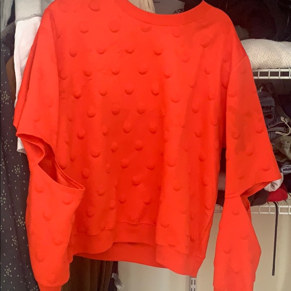 Orange sweater